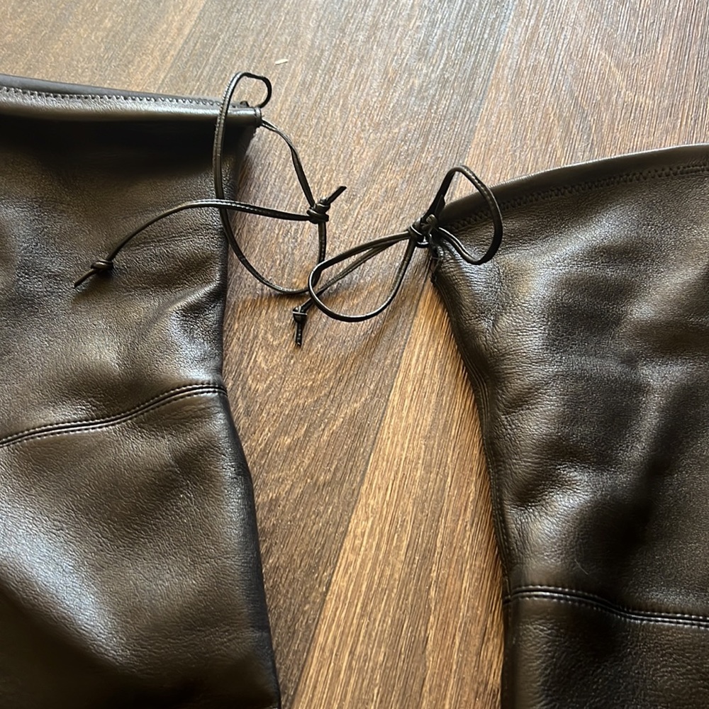 Stuart Weitzman Black Heeled Boots - Picture 7 of 9
